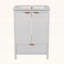 Meuble-lavabo moderne avec lavabo, trou de robinet simple, panneaux de porte texturés, tiroir-1423147061