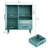 36 inch Green Modern Wine Bar Cabinet with Tempered Glass Door Integrated Wine Glass Rack Spacious Storage Sideboard for Dining Living Room-740776521