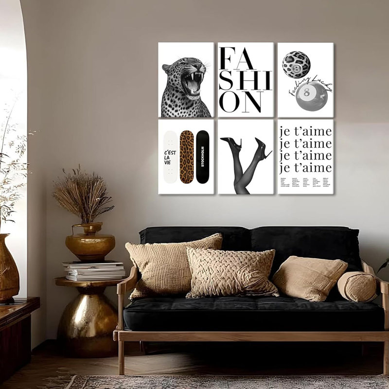 6 Piece Wrapped Canvas Print