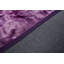 Tapis rectangulaire en fausse fourrure de luxe Chinchilla