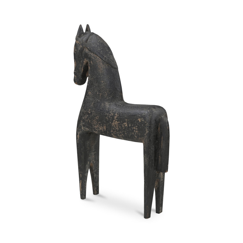 Gallant Wooden Sculpture Black