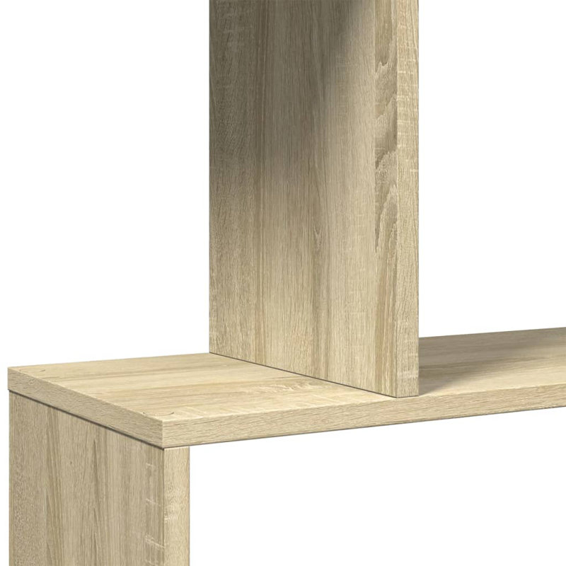Sekai 70cm W Bookcase, (6 Shelves) 193cm H x 70cm W x 24cm D, Sonoma Oak
