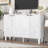 47.2'' Modern TV Stand, Entertainment Center Media Console With 2 Spacious Storage Space, Solid Wood Legs And Anti-Tip Device For Living Room, Up To 43''-510233827