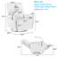 Fauteuil inclinable standard pivotant de 30,3 po de largeur-2116622507
