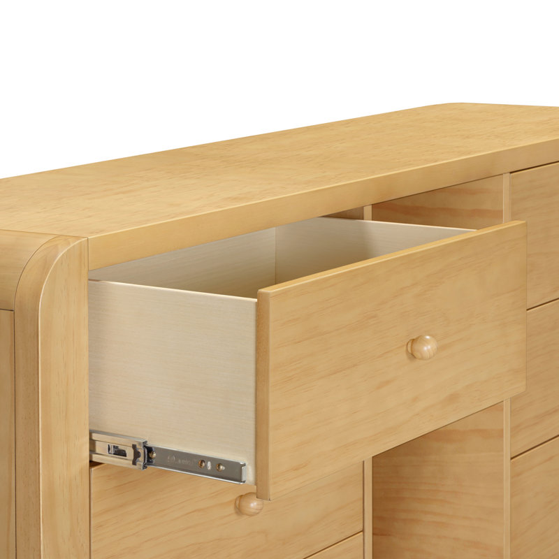 Commode 6 tiroirs avec casiers TipToe, Miel