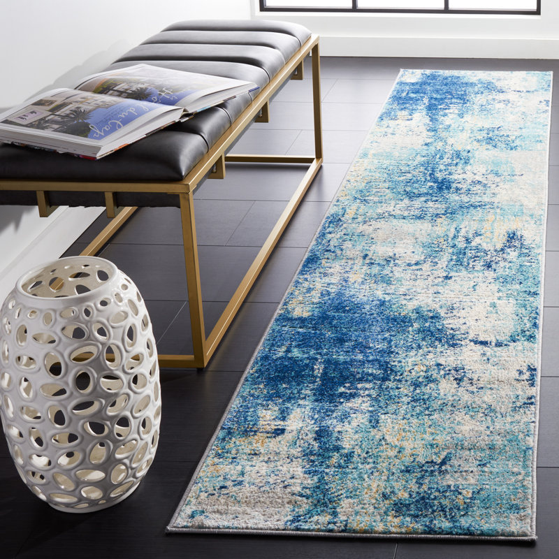 Jasper 100 Performance Abstract Rug, Runner 2' x 9'