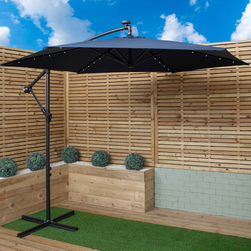 Samuel Alexander Cantilever Parasol, Blue, 300cm W x 300cm D