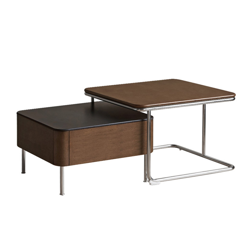 Table basse gigogne en bois massif