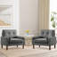 Ensemble de 2 fauteuils en velours Zelder-1598150652