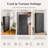 67" Tall Modern Freestanding Storage Cabinet with Adjustable Shelves-312974786-312974797