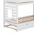 Pocklington Twin over Twin House Bunk Bed with Trundle and Slide, Roof and Window Design-1391344978