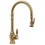 Pull Down Single Handle Kitchen Faucet with Side Spray