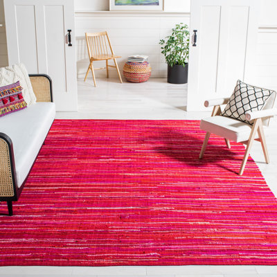 Tapis rayé en coton Nidhi