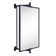 Corrente Pivot-N-View Squared Cornered Rectangle Mirror for Window Bathroom Vanity