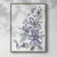 Periwinkle Patch IV, reproduction encadrée - bois massif-1147630968