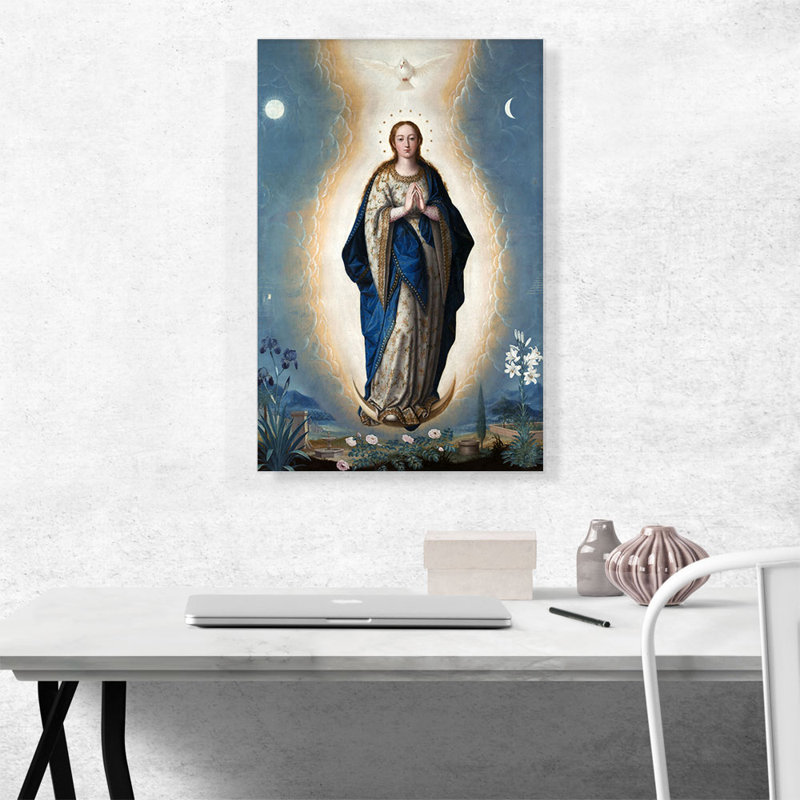 «Inmaculée Conception 1618» par Juan Sanchez Cotan, reproduction d'art sur toile tendue, H 26 po x l 18 po x 1,5 po