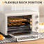 HOMCOM Mini Oven 21L Electric Grill w/ Adjustable Temp 1400W-849530661