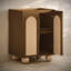 Armoire de salle de bain autoportante sans plateau 24 po Plaisir II en chêne naturel-107443304