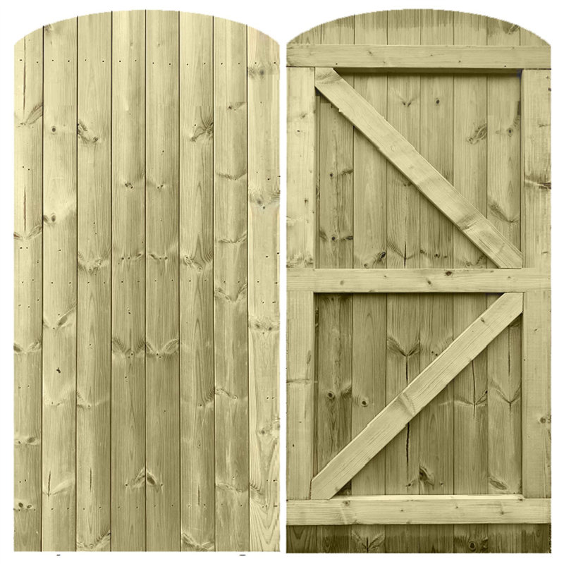 Prestwyck 180 cm H Gate Fencing, 180cm H x 135cm W x 4.6cm D