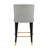 38.25'' H Solid Wood Velvet Counter Stool-2107674319