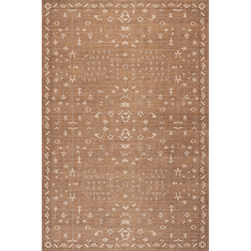  Tapis en laine et coton Gretel, Rectangle 7 pi 6 po x 9 pi 6 po