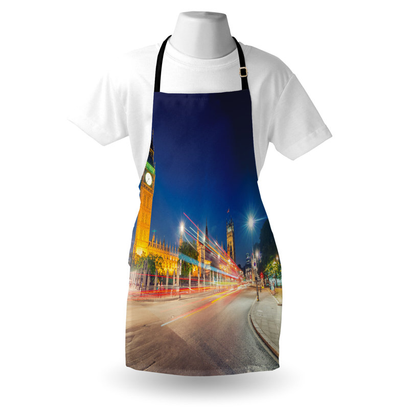 No Pattern Bib Apron