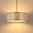 22" 5-Light Capiz Shell Drum Chandelier