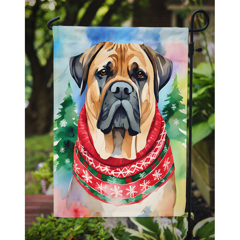Double Sided Polyester Christmas, 15.5'' H x 11.25'' W