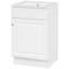 Meuble-lavabo de salle de bain avec lavabo, armoire avec porte et tablette réglable-1076212823