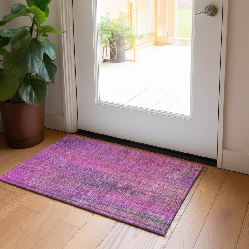 Tapis intérieur / extérieur Kinslee, Rectangle 1 pi 8 po x 2 pi 6 po