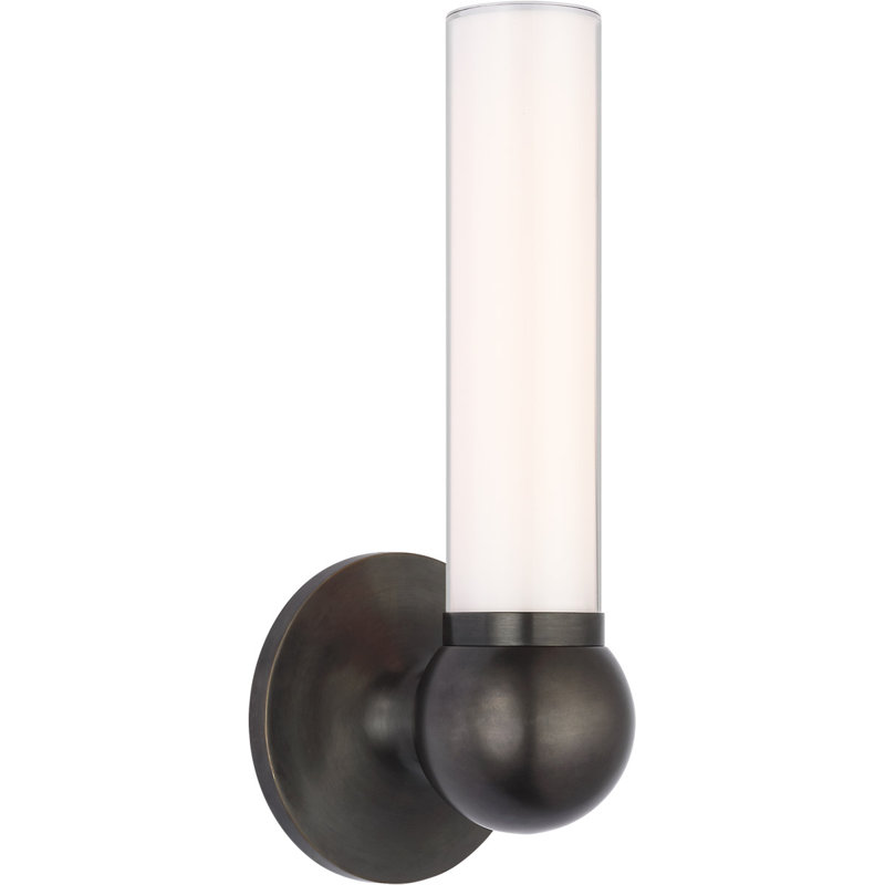 Thomas O'Brien Jeffery Small Bath Sconce, Bronze