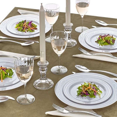 Bella Disposable Appetizer Plate