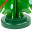Décoration de table arbre de Noël vert 13,75 "découpé avec ornements