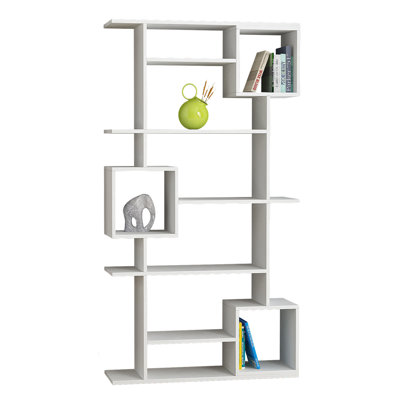 Pearson 6-Tier Freestanding Bookcase with Open Compartments
