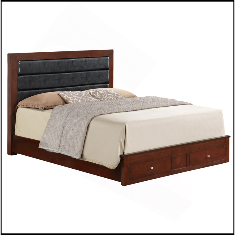 Lit de rangement confortable pour des espaces de rêve et de détente, Lit double
