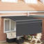 Brayden Studio 300cm W x 250cm D Fabric Cover Retractable Door / Window Awning