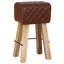 Bar Stool Real Leather Bar Stools Breakfast Kitchen