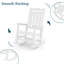 Chaise Adirondack berçante en plastique Anick-1357277756