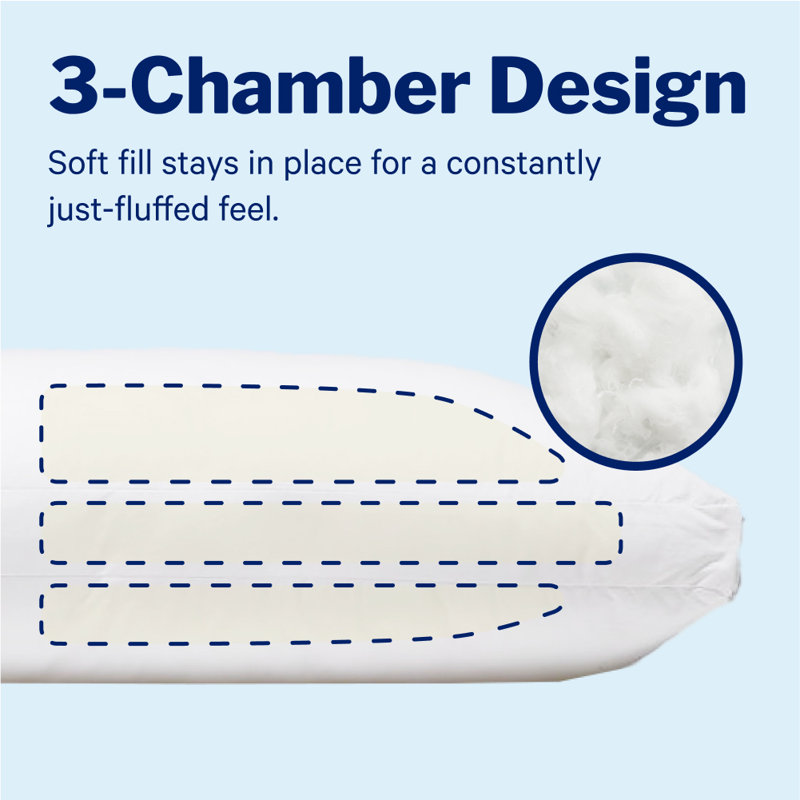 Casper King Size White Polyester Pillow