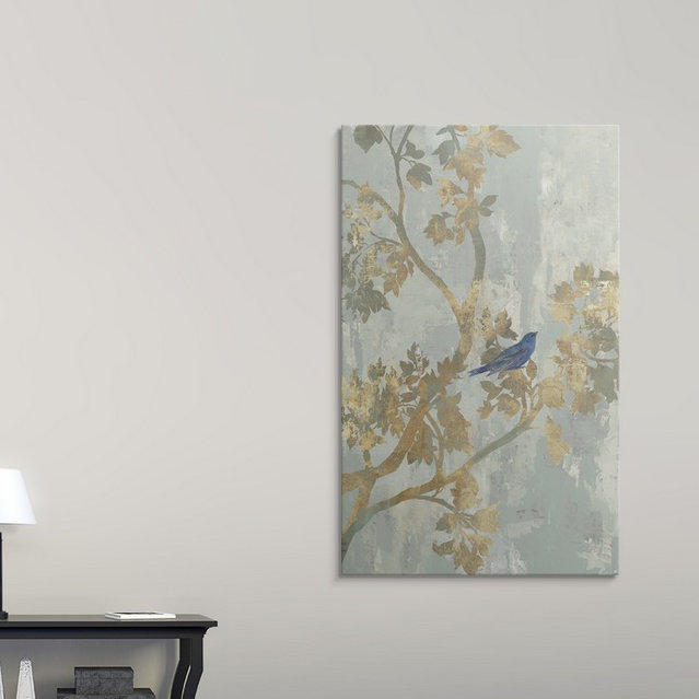 «Anjellica Bird» par Asia Jensen, reproduction d'art sur toile tendue, H 48 po x l 32 po x P 1,25 po