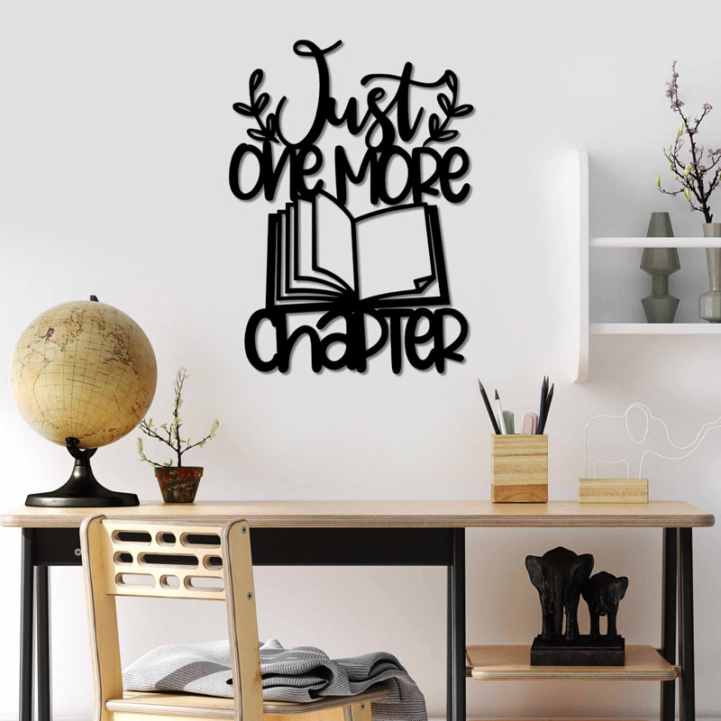 Stylish Black Metal Wall Decor, 15.7 x 21.7 inches | 100% Metal with 0.06 inches Thickness | Lightweight at 1.6 lbs | Perfect for Modern Home or Office Aesthetic, Durable and Eye-Catching Design