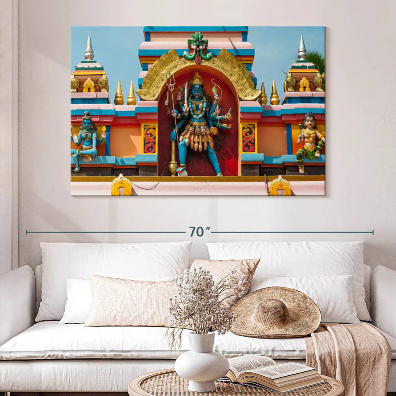 Adella Varkala Kali Statue, 34" H x 51" W