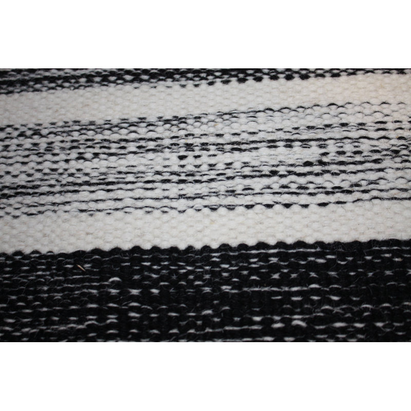 Westview Striped Wool Hand Woven Area Rug, Rectangle 200 x 300cm