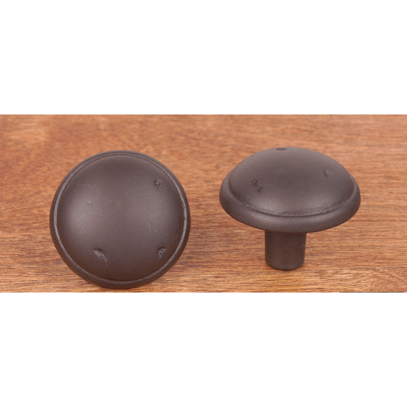 CK Series 1 3/8" Diameter Mushroom Knob, Oil Rubbed Bronze