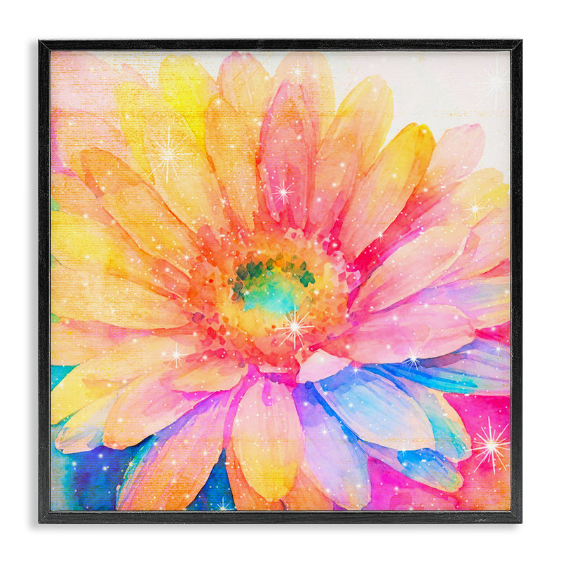 Giclée encadrée par Bloomtopia, 12 x 12, Midnight Black Giclee Framed