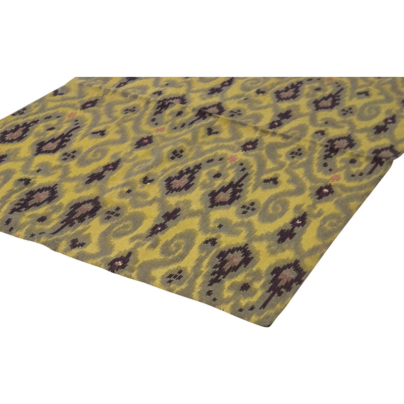 Flatweave Wool Ikat Area Rug in Multi