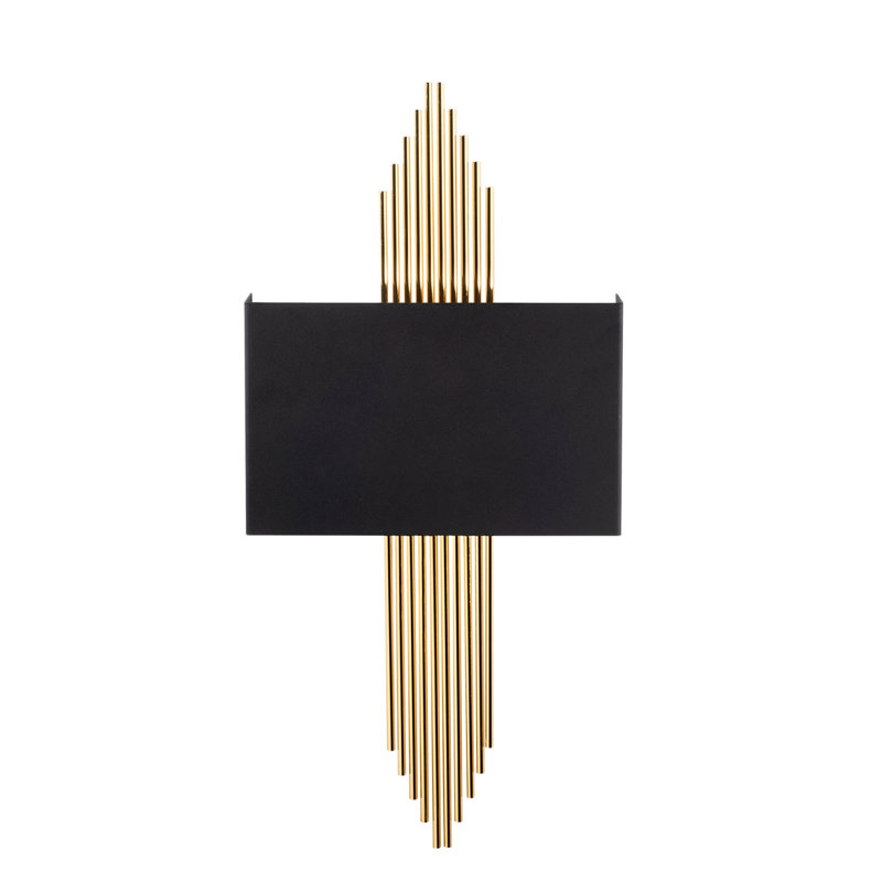 Lampe murale moderne avec corps en métal, 29,5 po x 3,9 po x 8,7 po | Douille E27, 40 W maximum | Certifié IP20, poli pour la durabilité | Éclairage élégant pour la décoration intérieure, le salon, la chambre à coucher et les espaces de bureau, d