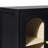 Eilisha Modern Arched Glass Accent Cabinet-123402943