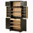 78.2" Tall Farmhouse Kitchen Pantry Cabinet With 8 Door Shelves, Storage Cabinet With 4 Adjustable Shelves, Hidden Drawer, Wine Rack, Versatile Cupboard For Kitchen, Dining & Bathroom-1047773880