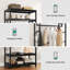 Bomer Hallway Coat and Shoe Storage，80 W Hall Tree-957534876